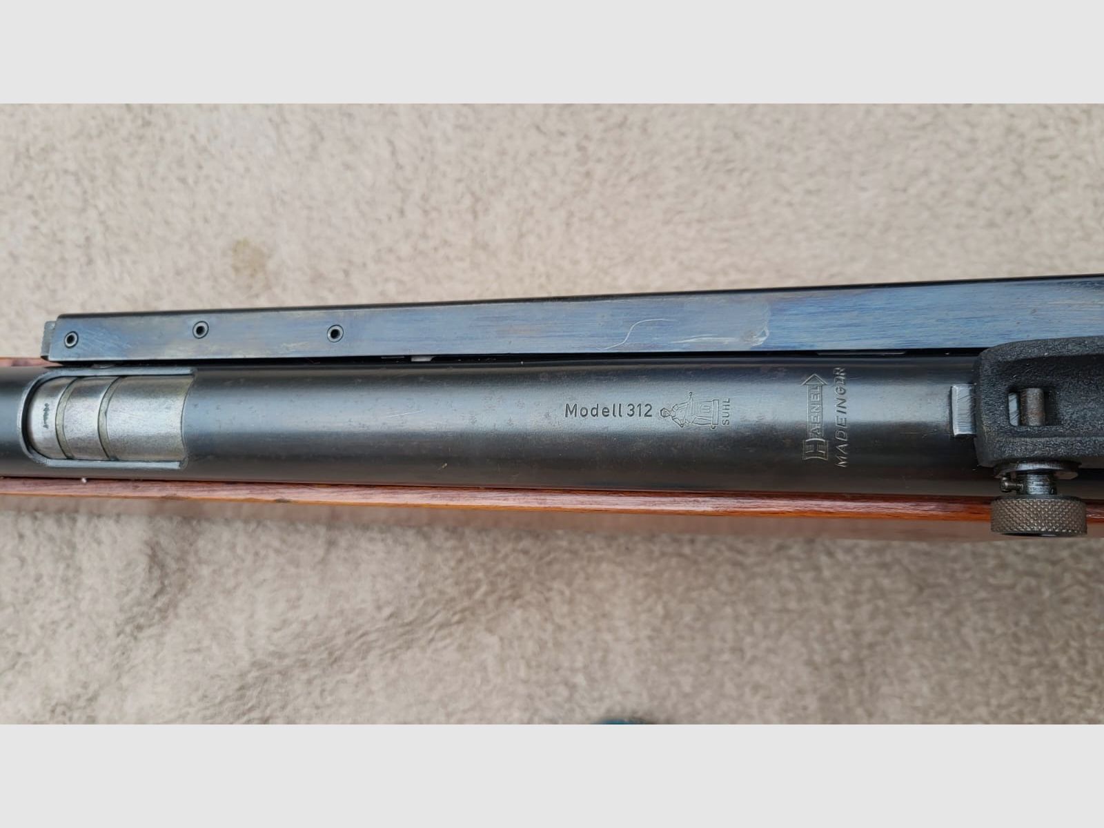 DDR Luftgewehr aus Suhl Seitenpanner Haenel 312