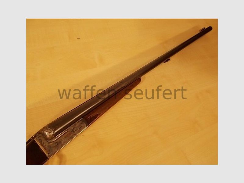 Forest double-barreled shotgun colored and engraved
