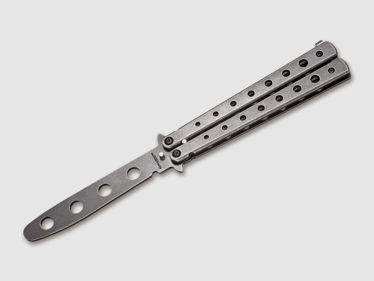 stumpfer legaler MAGNUM BALISONG TRAINER 2ND GEN. Butterfly