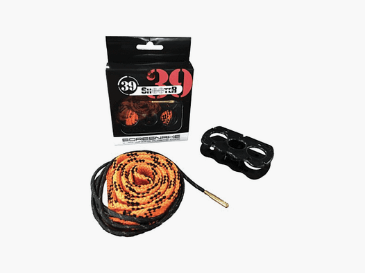 39 SHOOTER – BORE SNAKE WITH WINDING PLASTIC CORE