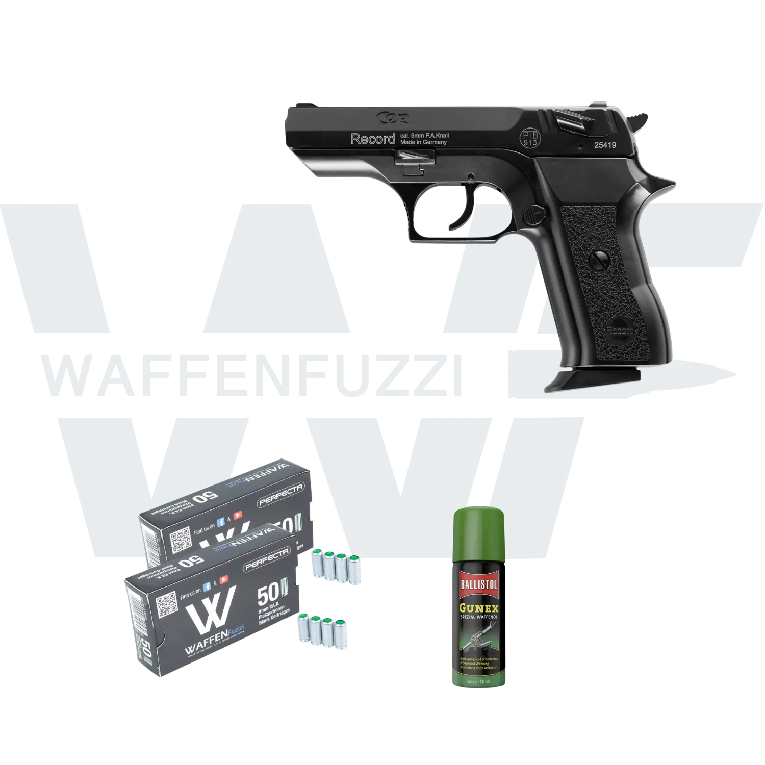Record Cop Zestaw Pistoletów Startowych "S" Kaliber 9mm PAK
