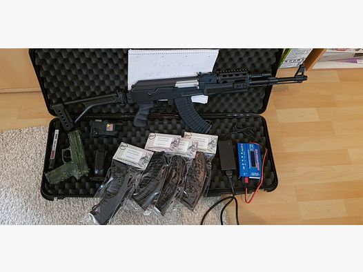 Ak 47 Airsoft neu 1.8j (komplett set),