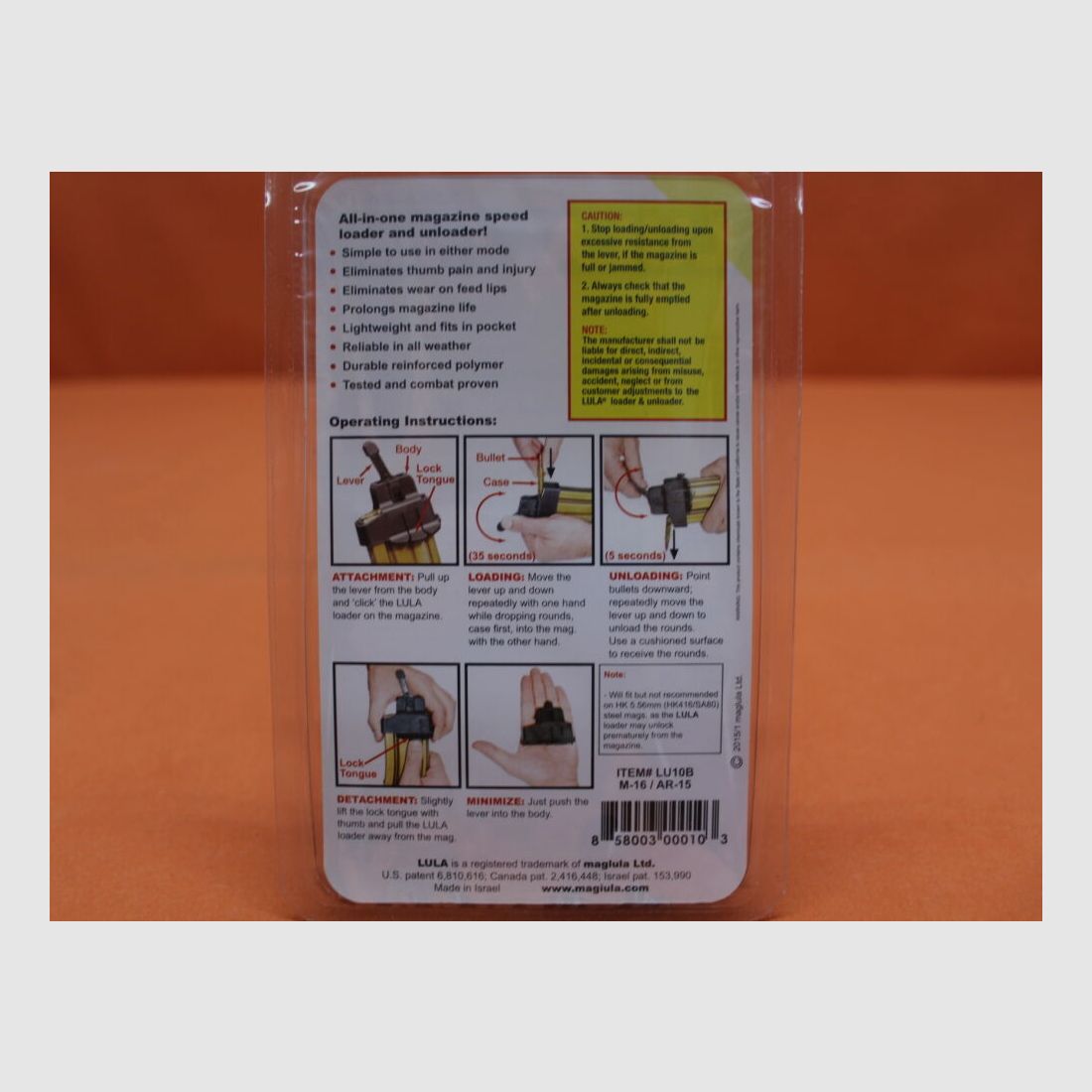 Maglula Maglula LULA (LU10B): Magazine loader/unloader for AR-15/M16 magazines .223Rem BLK