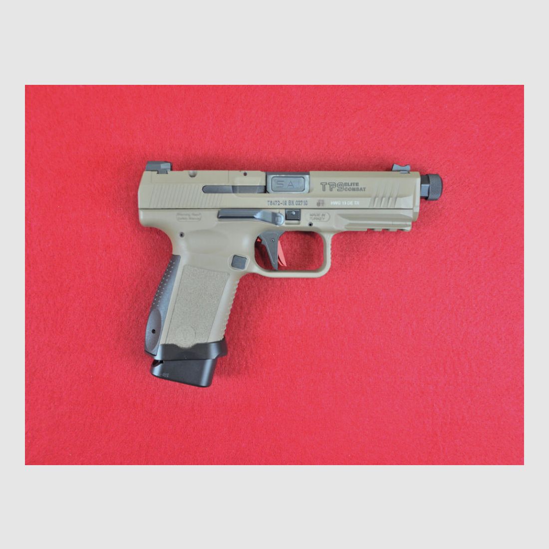 Canik TP9 Elite Combat SAO OR Desert 9mm Luger, image 2 of 3