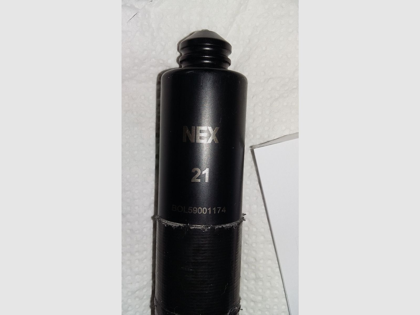 NEX N21C Ausziehbarer Einsatzstock Quick mit NEXLOCK, STAHL, - 532g, 21" - 503 mm