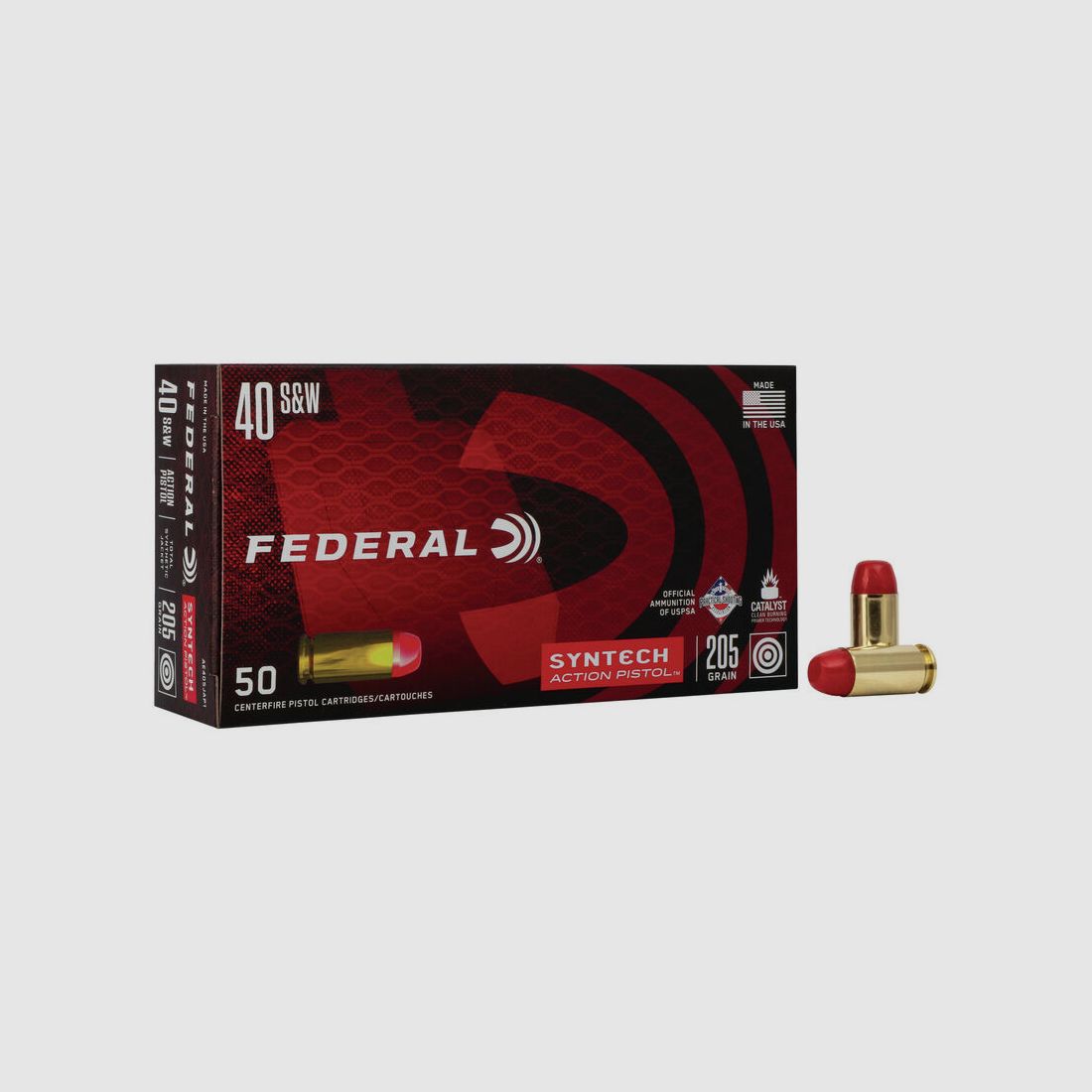 Federal Syntech Action Pistol .40 S&W 210GR SJFN 50 Patronen
