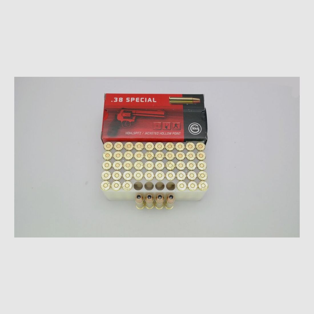 .38 Special 158grs. 10.2 grams JHP hollow point - .38 Special