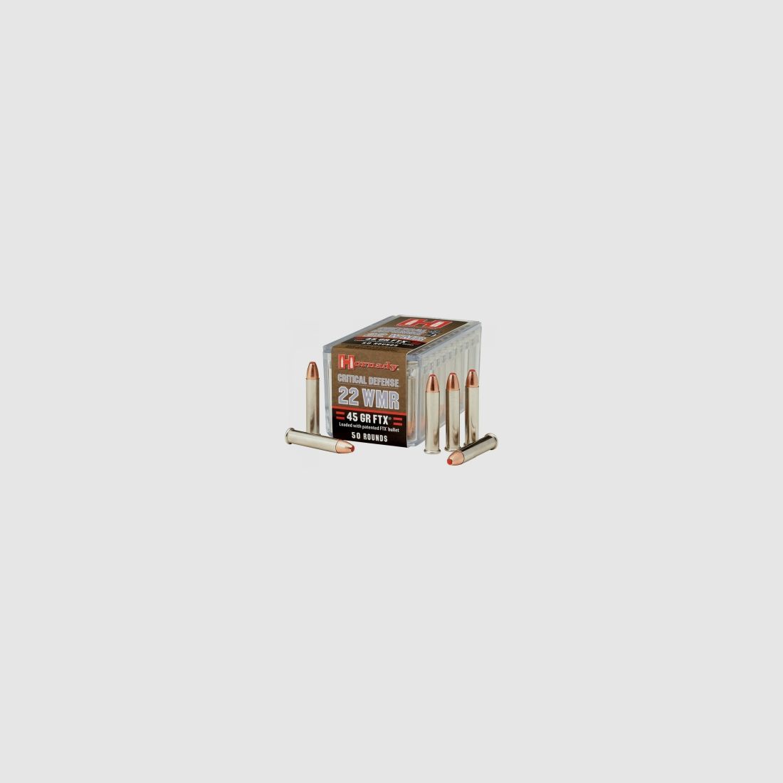 Hornady Critical Defense .22 WMR 45GR FTX 50 cartridges
