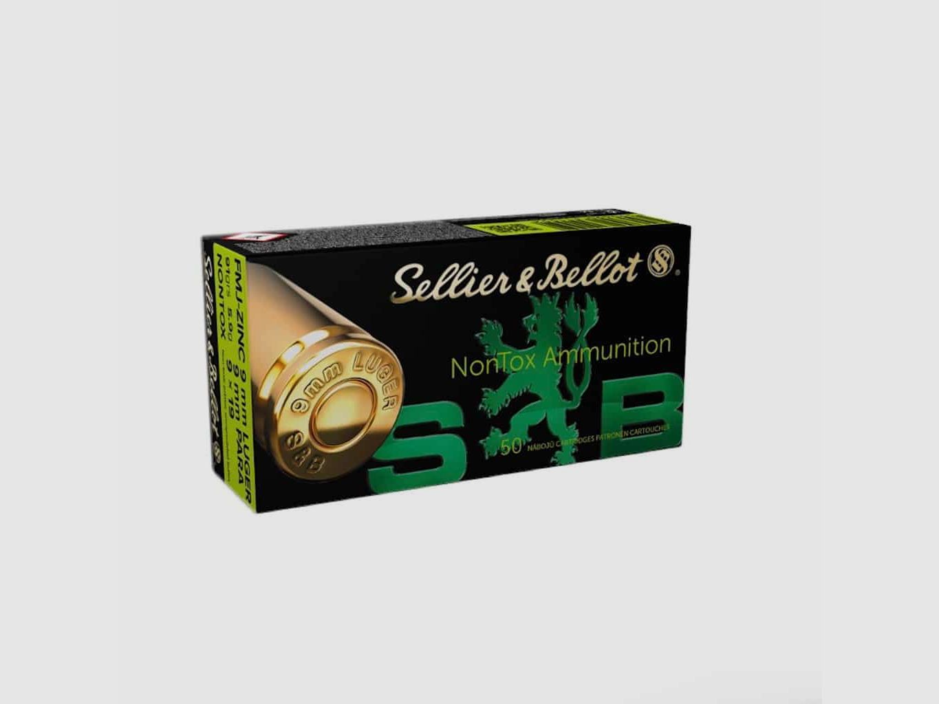 9x19mm Sellier & Bellot 124grs. Nontox, Bild 1 von 2