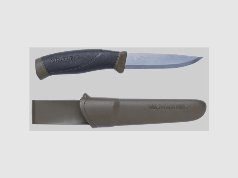 Outdoor und Aufbrechmesser Morakniv Companion Militärgrün