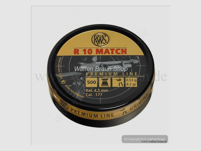 PREM-L R10 MATCH Ø4,49MM 0,53G 500ER