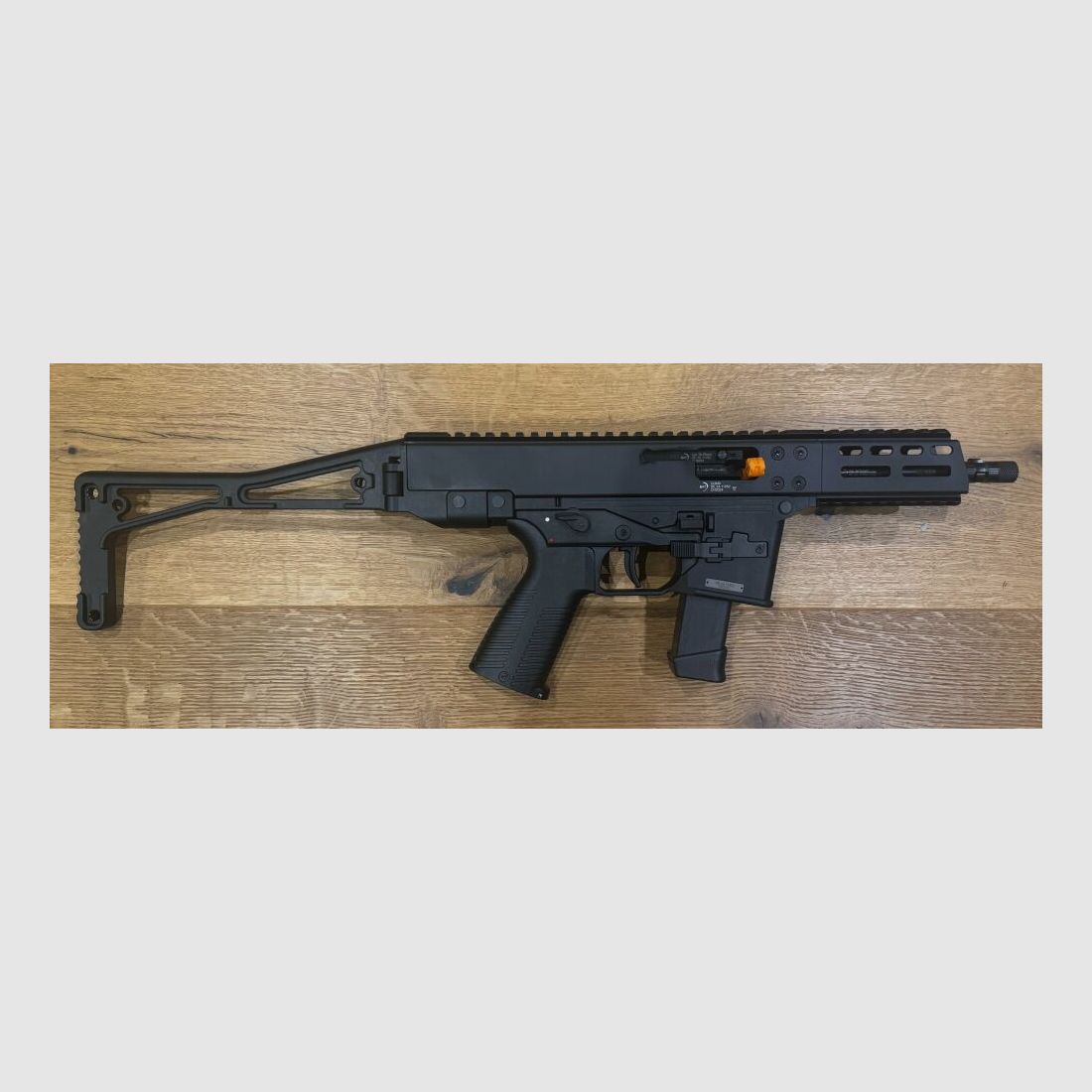 B&T AG (Brügger and Thomet) GHM9 Glock self-loading rifle with silencer