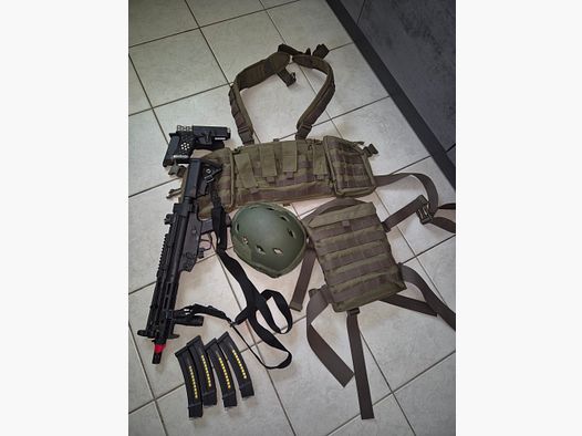 Équipement complet, MP5, Glock