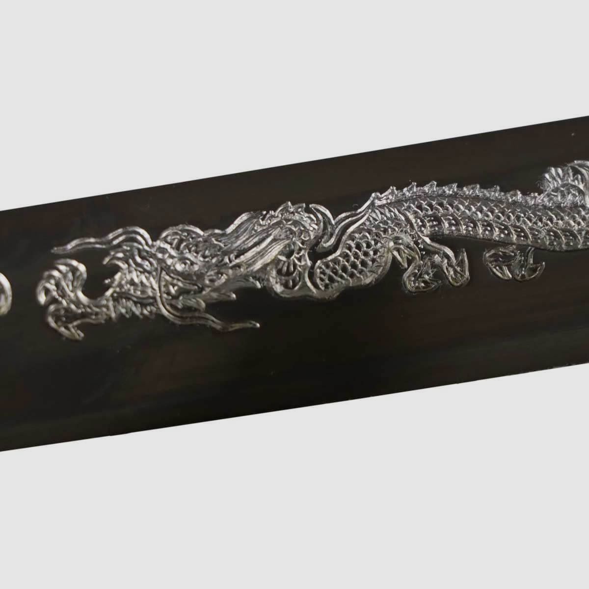 Tenryu Katana Klinge mit eingraviertem Drache