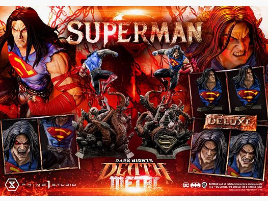 Dark Nights: Death Metal Statue 1/3 Death Metal Superman Deluxe Ver. 94 cm | 42990