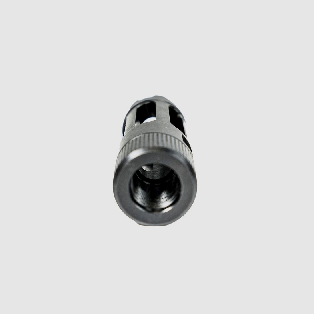FAXON FIREARMS MUZZLOK® LUGER FAXON FIREARMS MUZZLOK 9MM PORTED FLASH HIDER NITRIDE BLACK, imagen 2 de 5
