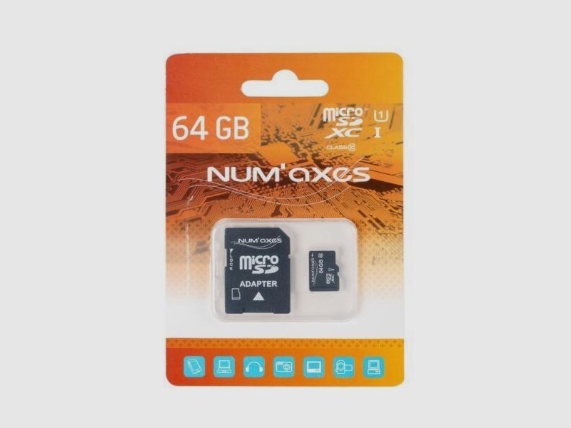 NUM’AXES PROTECTION SD-Karte 64 GB (Klasse 10), Bild 2 von 2