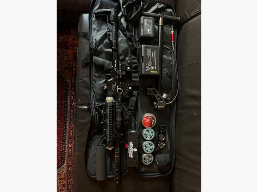 Hp Max MK2 Taktical Demo Auto cal 32/9mm a lot of accessories