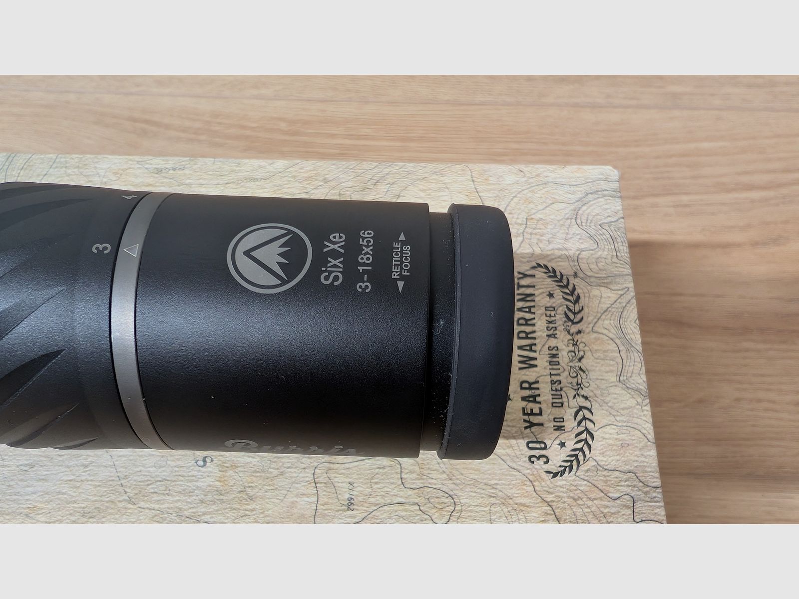 Burris Six XE 3-18x56 SCR2 Mil FFP, riflescope, like new
