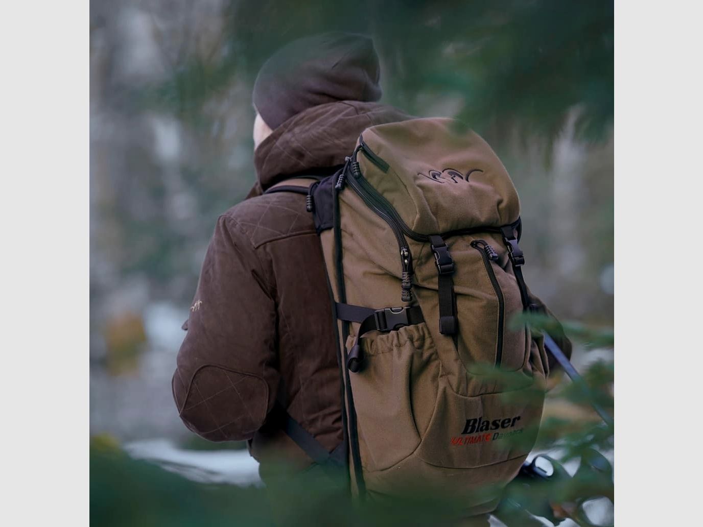 BLASER Rucksack/Mehrzweck-Tasche Jagdrucksack Ultimate DayPack Braun -55x27x20cm /20l
