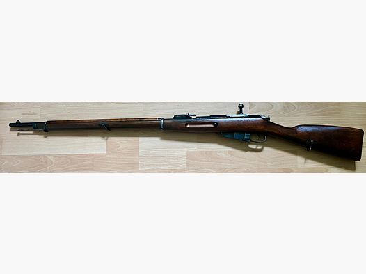 Mosin Nagant, seltene Ausführung mit eckigem Systemkasten, nummerngleich! 7,62x54R 