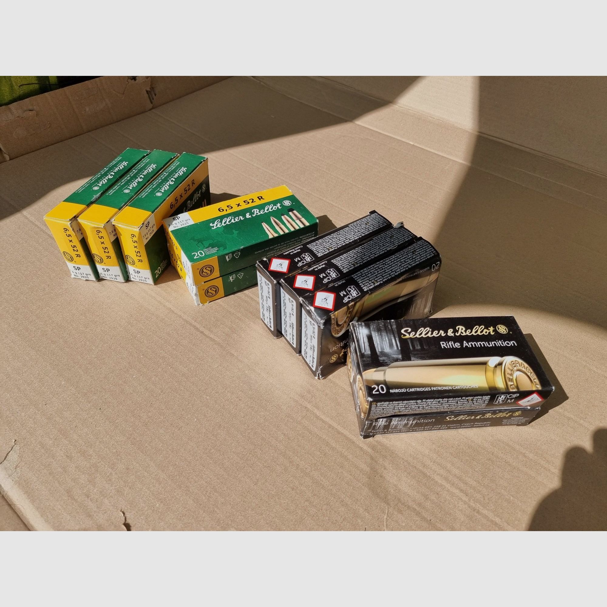 Munition S&B 6,5x52R Teilmantel - passt für 25-35 Winchester - 200 Schuss