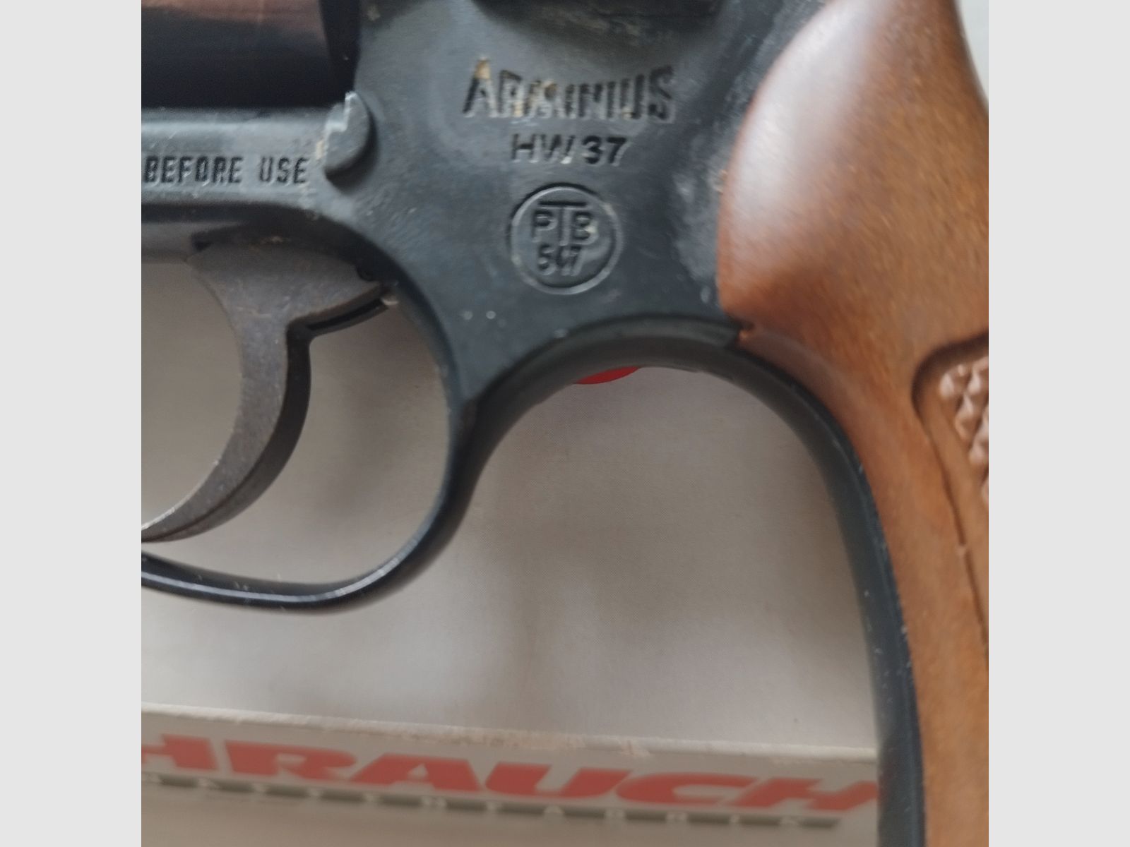 Weihrauch Arminius HW 37 - 9mm blank - SRS revolver with box PTB