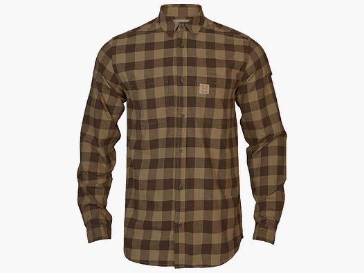 Härkila Scandinavian Long-Sleeve Shirt, Antique Bronze Check