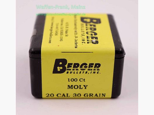 Berger Bullets USA Balles de Fusil .20