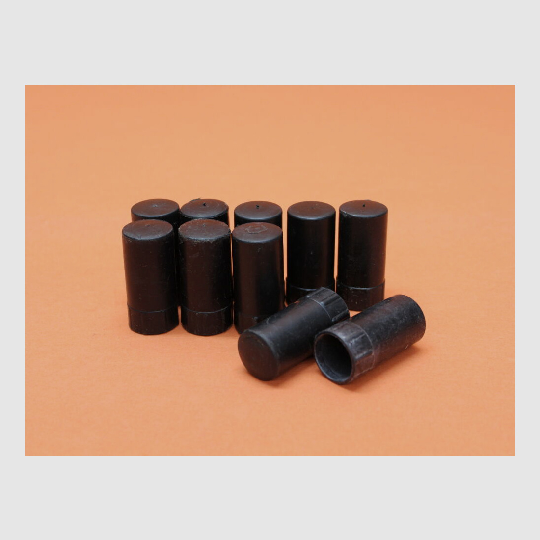 BUND SURPLUS Heckler&Koch HK G3 : 10 pièces capuchon de bouche BUND en polymère noir pour silencieux de bouche NATO 22mm