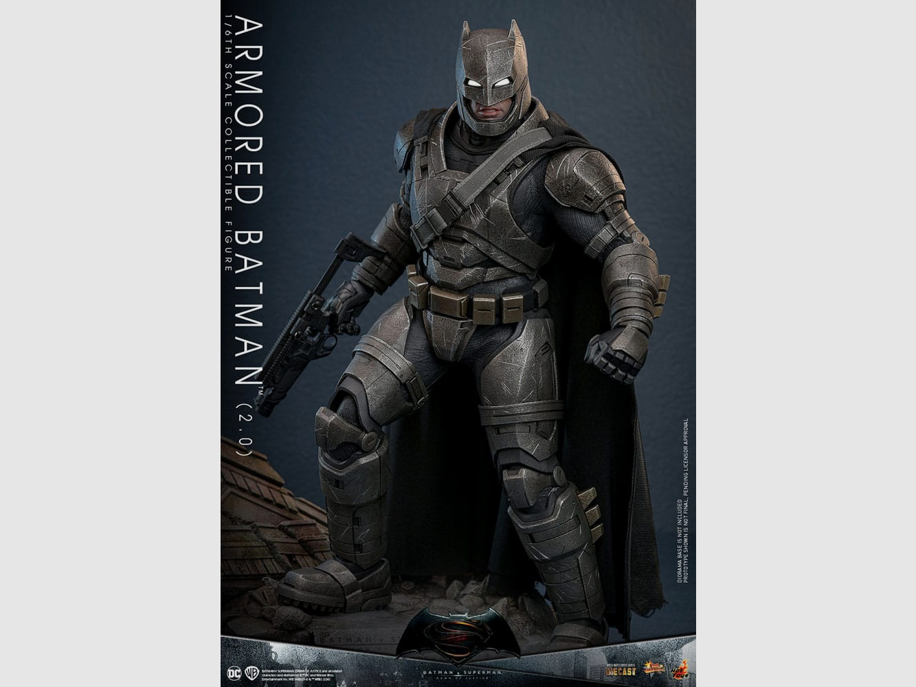 Batman v Superman: Dawn of Justice Movie Masterpiece Actionfigur 1/6 Armored Batman 2.0 33 cm | 43204