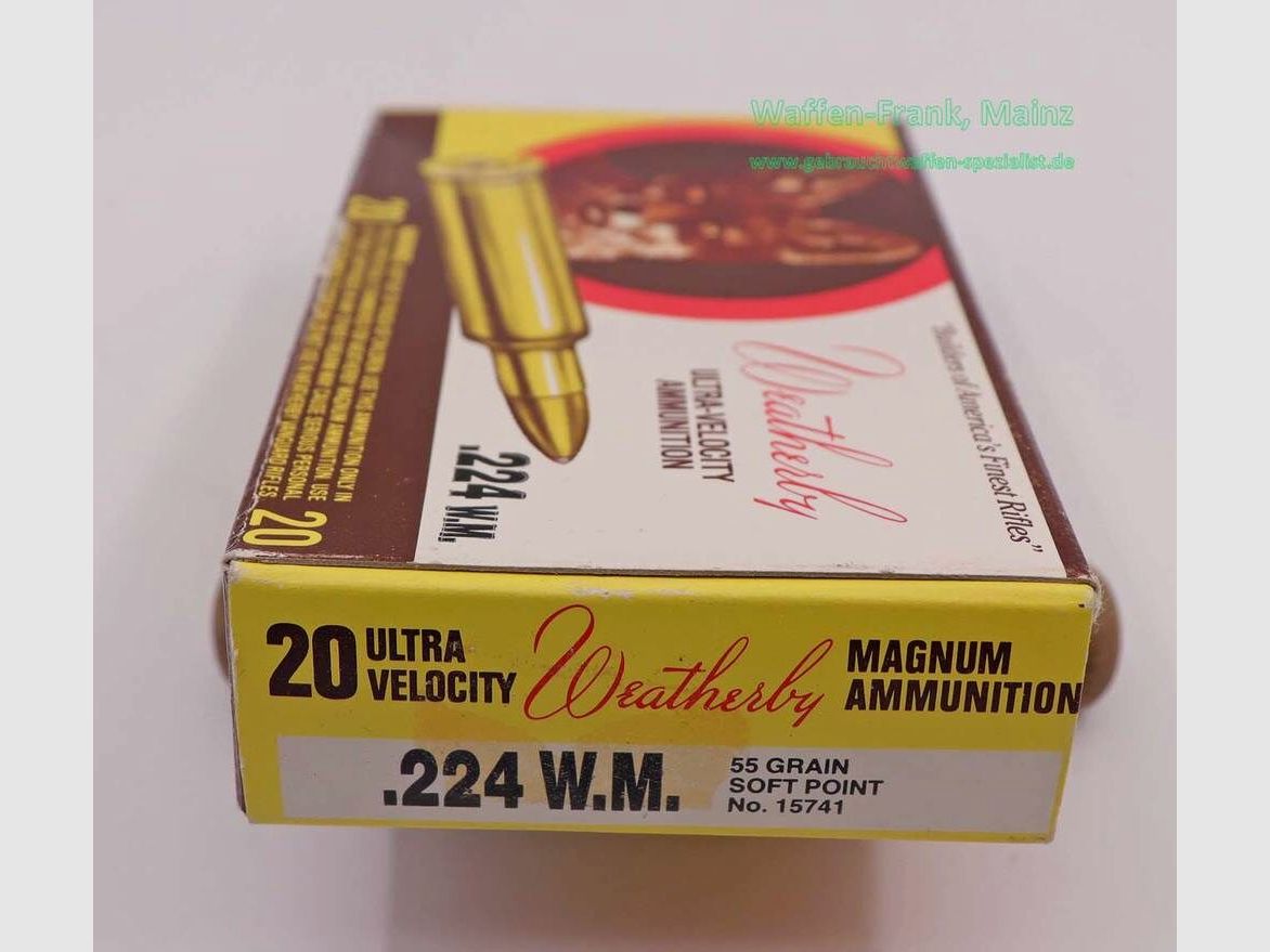 Weatherby - USA Cartucce per fucile .224WBY.Mag