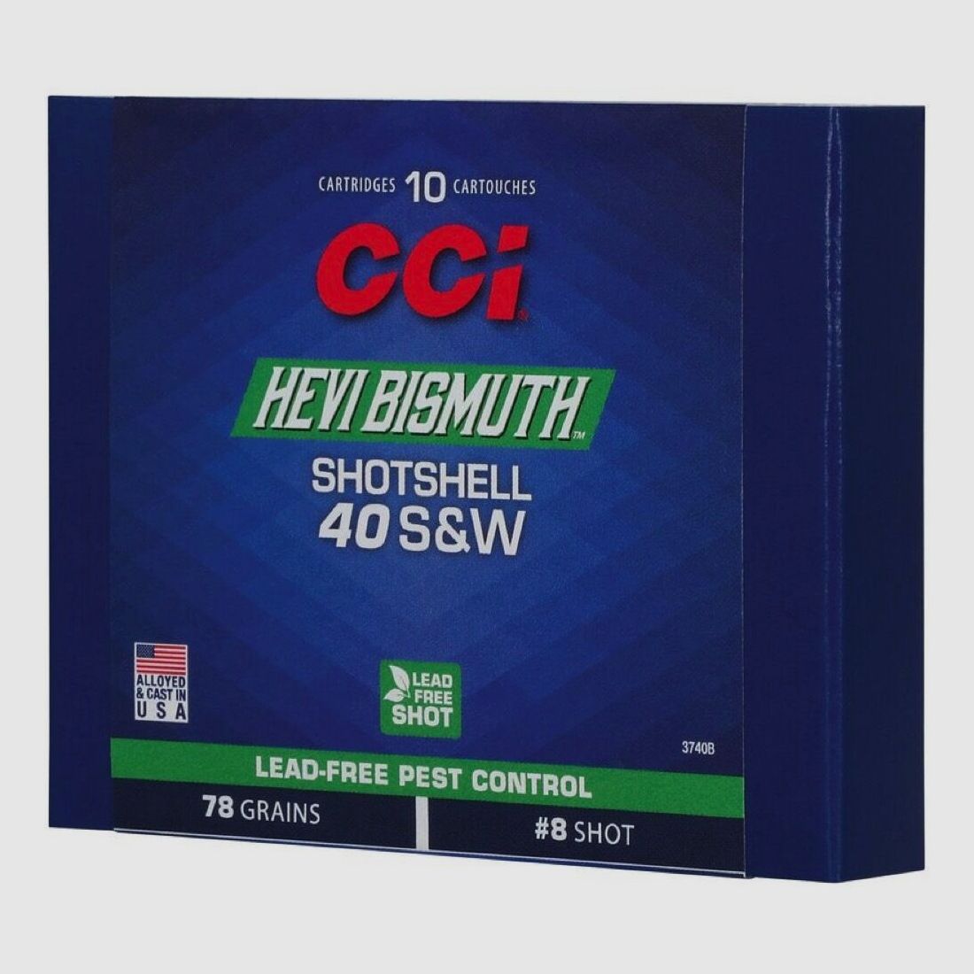 CCI Shotshell Bism. 88grs Nr9 10St .40S&W