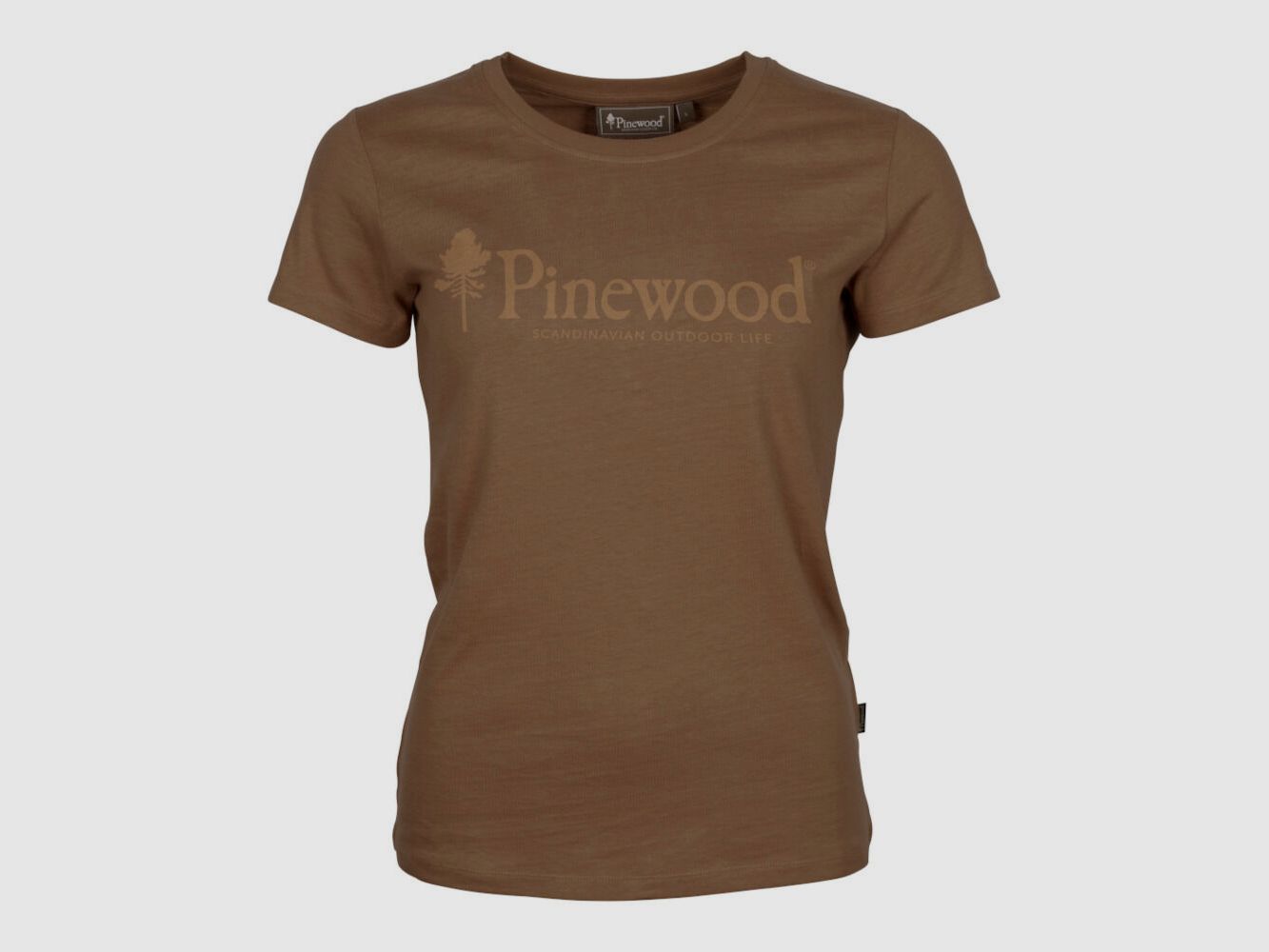T-shirt pour femme Pinewood Outdoor Life 3445 – Noisette, image 12 sur 70