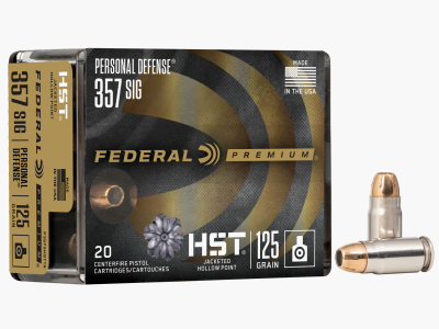 Federal Munizioni per Pistola Premium .357 SIG 8,1g HST Jacketed Hollow Point