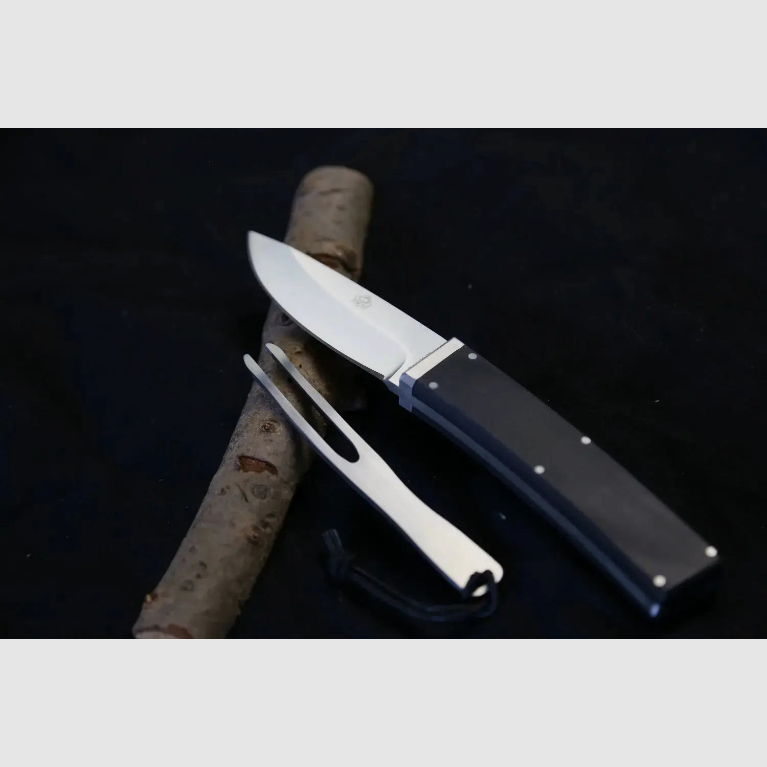 PUMA TEC Gürtelmesser mit Gabel, G10 schwarz