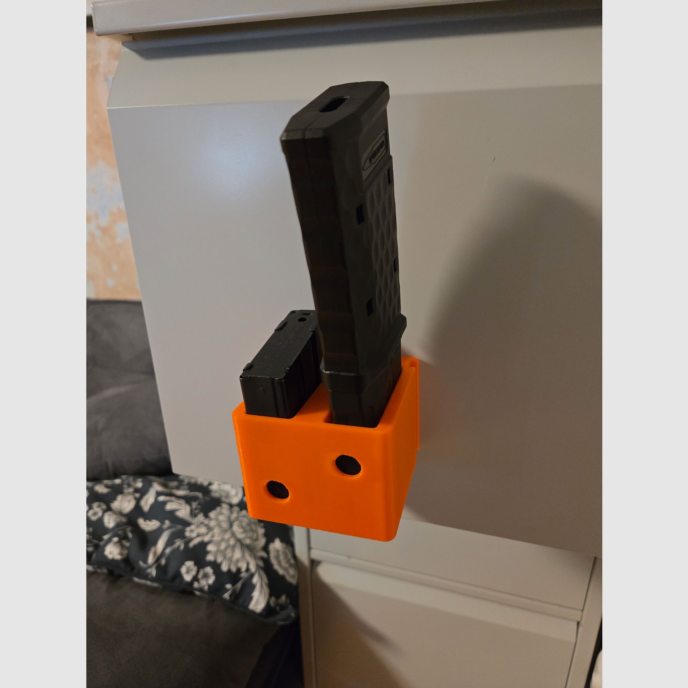 2x AR 15 magazine holder universal gun safe organizer magnet non-slip