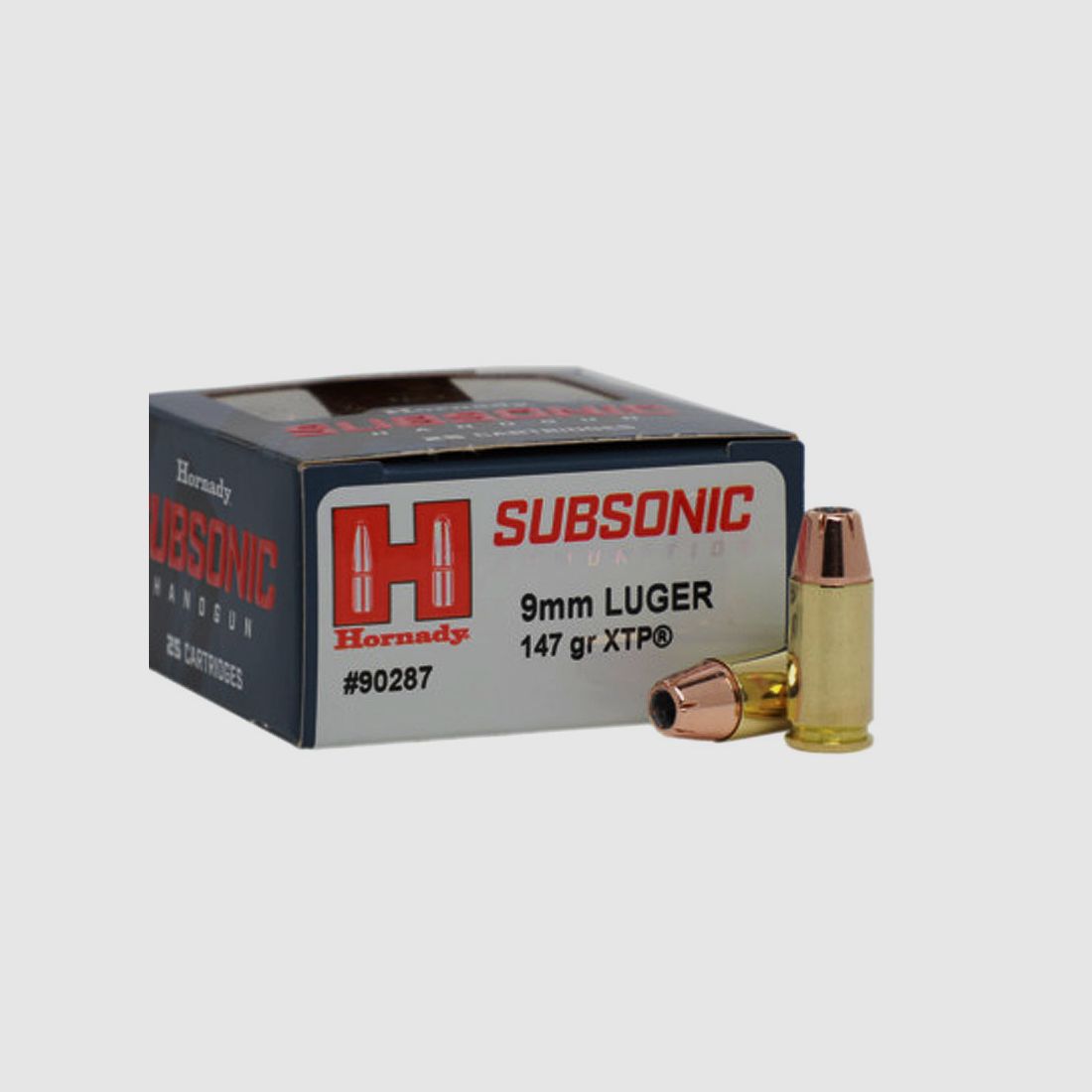 Hornady SUBSONIC XTP 9 mm Luger 147 grs 1 confezione (25 colpi a 1,396 €*)