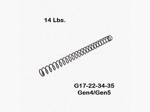 Rückholfeder 14 LB EEMANN GLOCK 17-22-34-35 Gen5