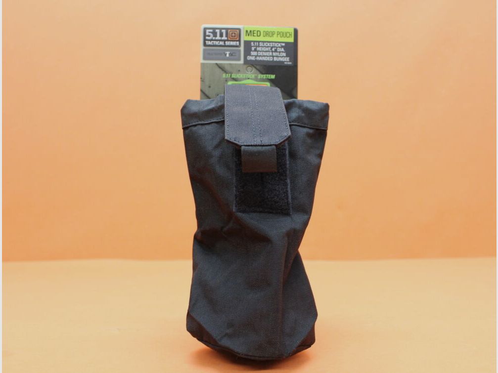 5.11 Drop Pouch Medium (58702) 019 Zwart: Vouwbare Vangtas