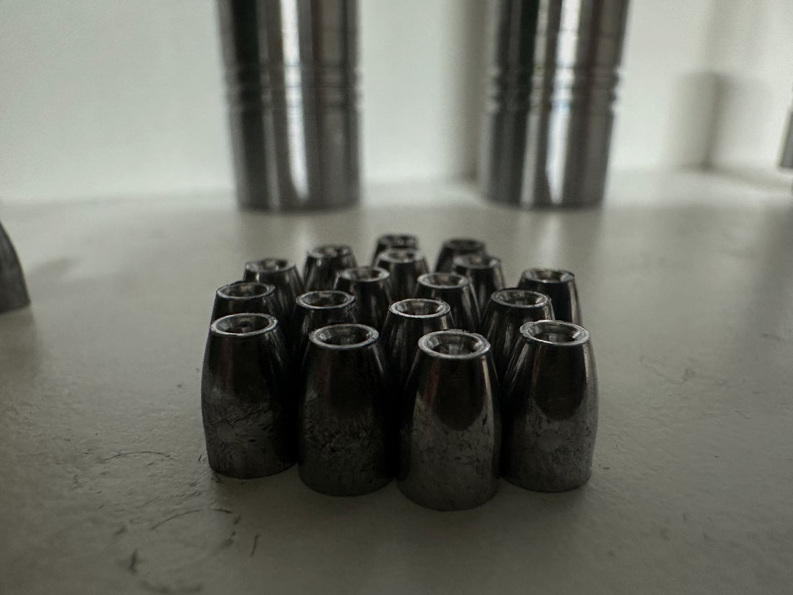 Presswerkzeug, Matritze cal. 22 Slug und Hybridslug, Gewichtsregulierung