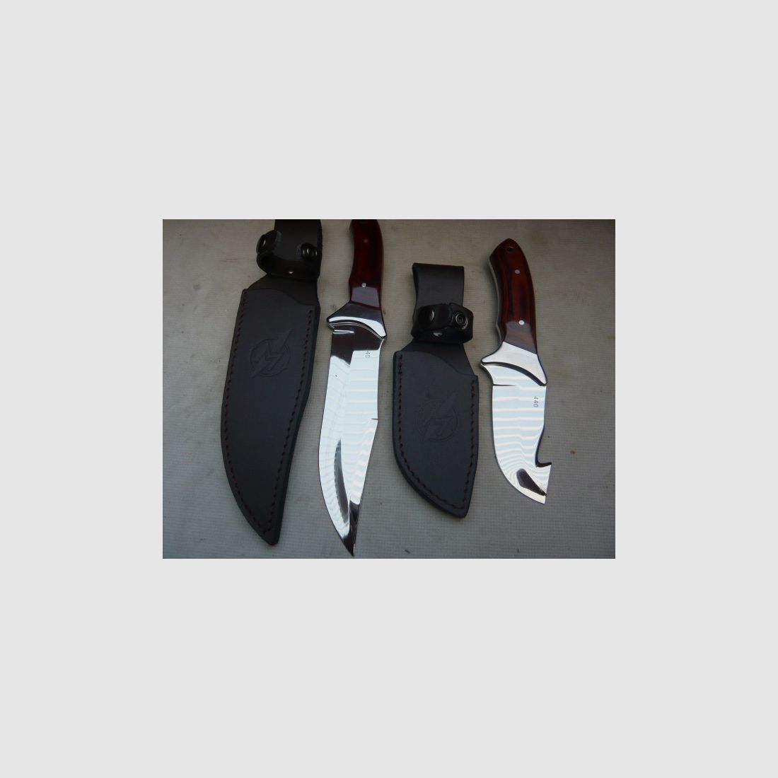 2 Orig. Martinez Albainox  Jagd-Sammlermesser Integral