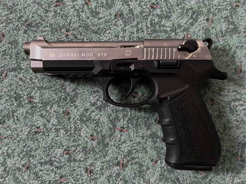 Zoraki 918 9mm P.A.K. Titan  (PTB 965) alte PTB
