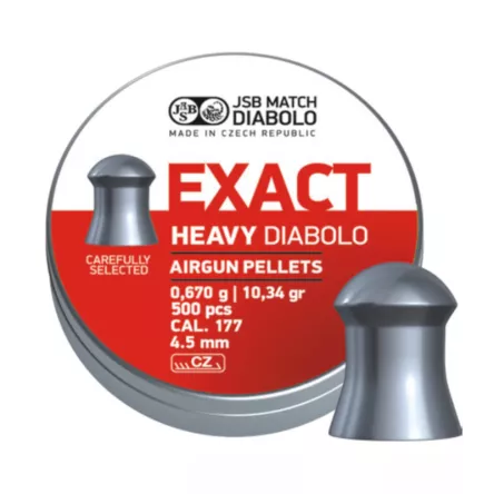 JSB Diabolo EXACT HEAVY domed 4.52mm (0.670g) / 500 pcs