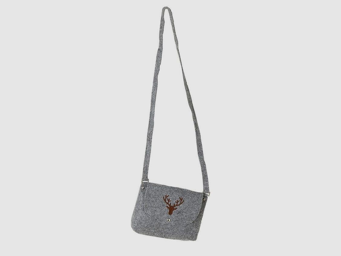 Gilde felt shoulder bag deer