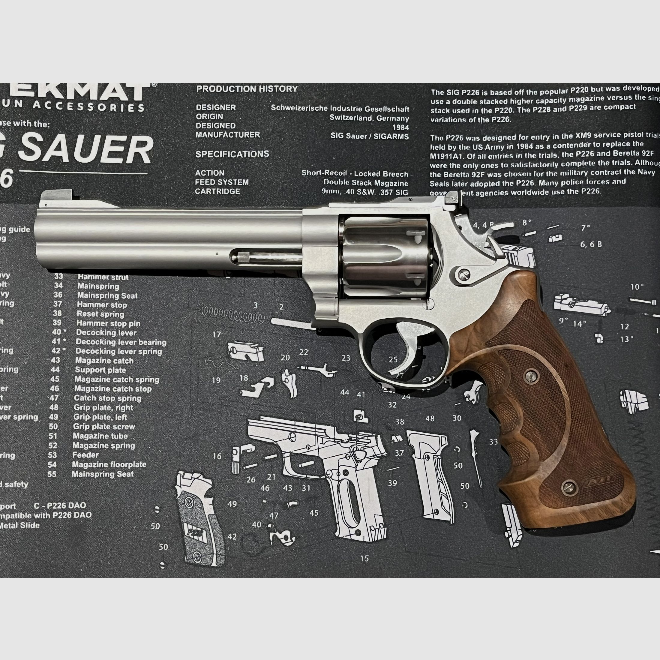 Smith Wesson 629 Revolver 6,5" 629-3 elegante messa a punto meno di 200 colpi