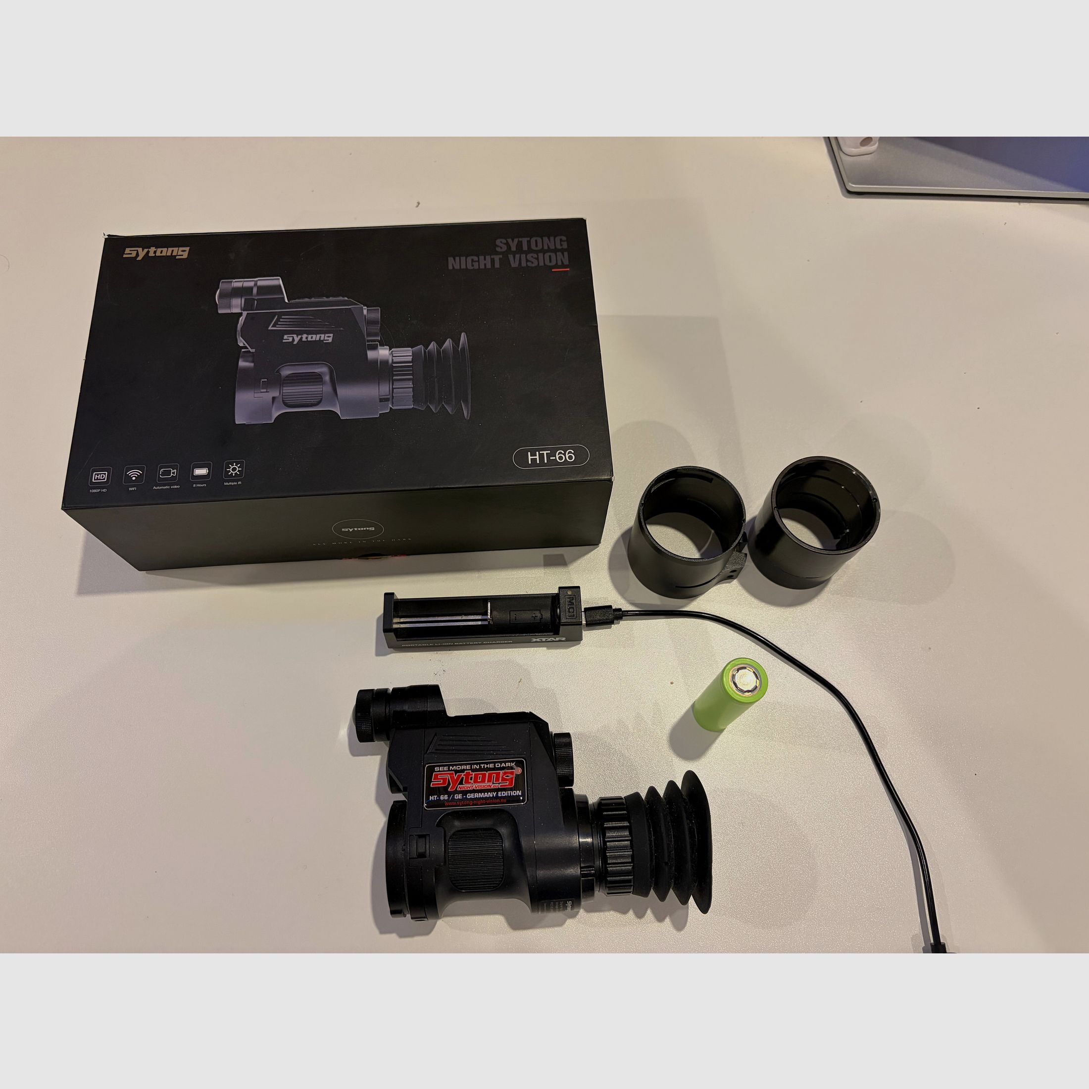 Sytong HT-66 NV850 German Edition, 16 mm, OLED — kit complet avec 2 adaptateurs