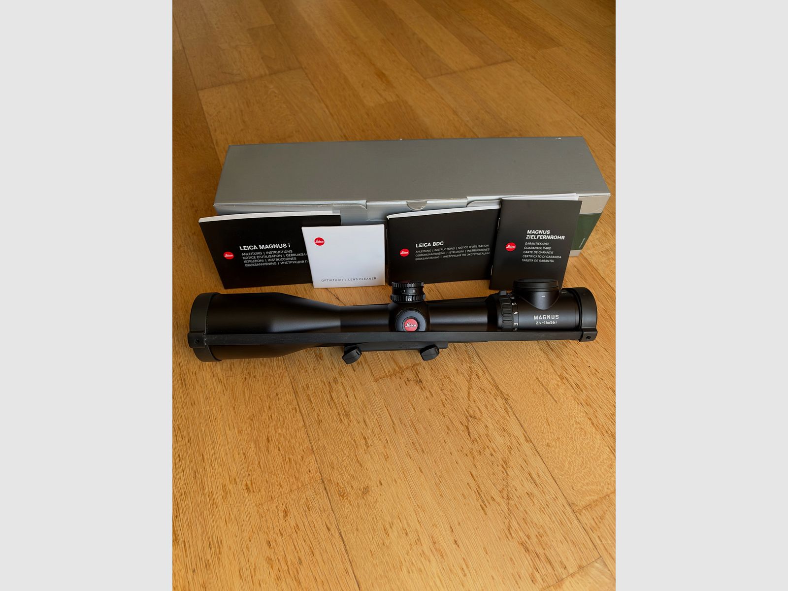 *Neuwertig* Zielfernrohr Leica Magnus 2,4 - 16 x 56i BDC inkl. Blaser Sattelmontage, Bild 1 von 6