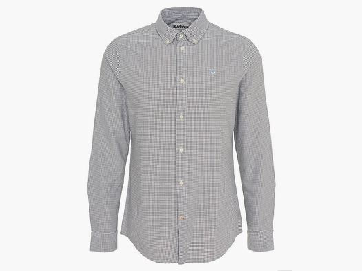 BARBOUR Gingham Oxford Tailored Shirt Dusty Green