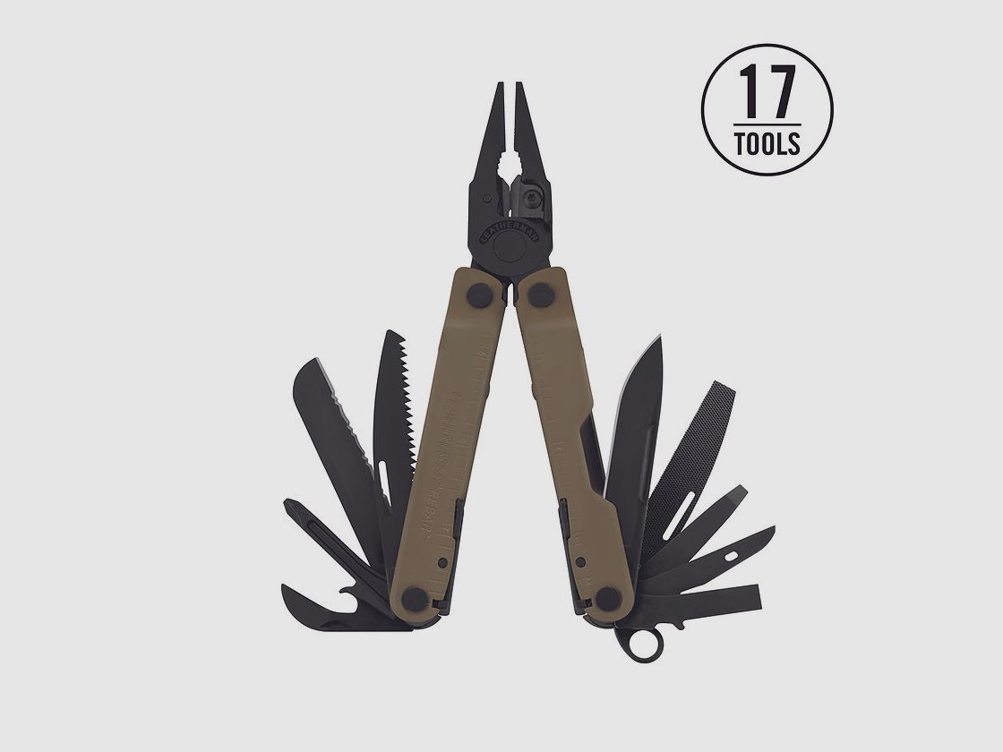 Leatherman – REBAR COYOTE TAN / HOLSTER NYLON BLACK, Bild 1 von 3